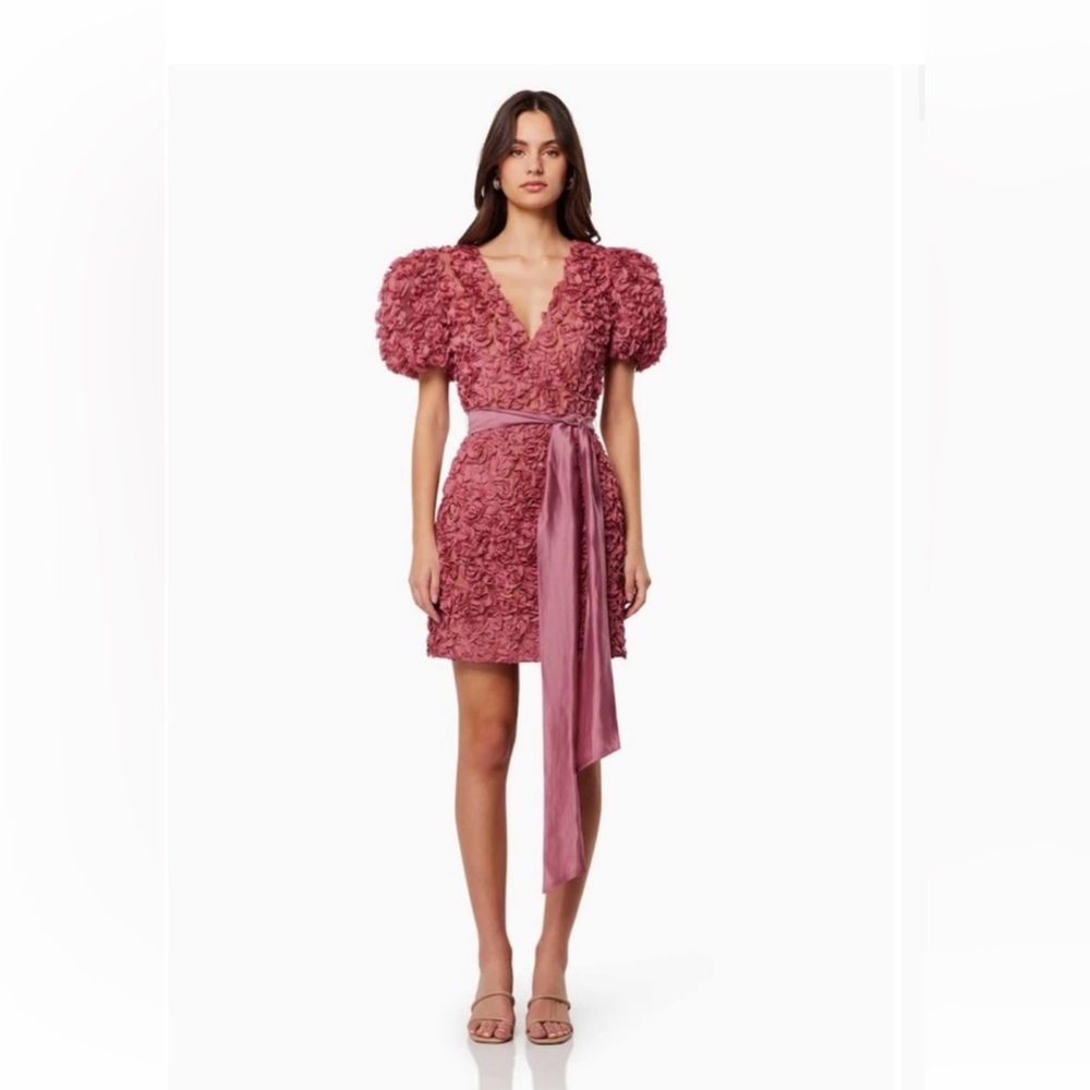 Elliatt Pink Textured Mini Dress- NWT
